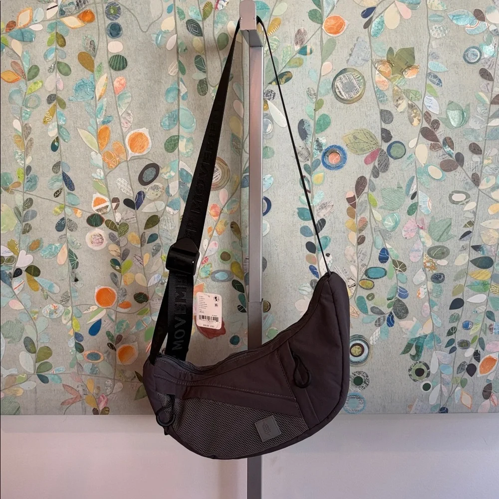 NWT FP Movement Nothing But Net Sling Bag brown black one size sporty new nwt